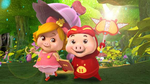 六一儿童节祝福图片猪猪侠