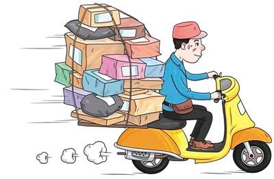 快递到达短信群发模板